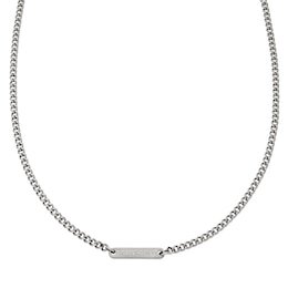 Emporio Armani Stainless Steel ID Necklace