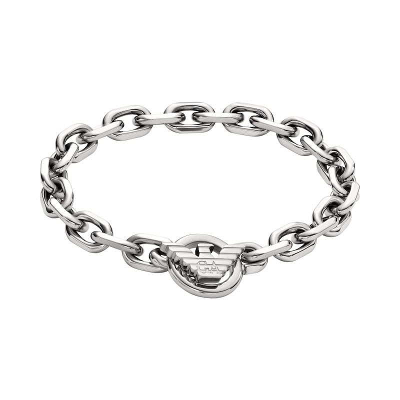 Main Image 1 of Emporio Armani Men's Stainless Steel ID Chain Bracelet