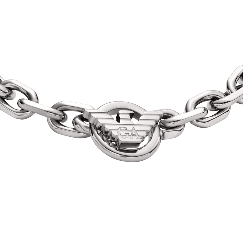 Main Image 2 of Emporio Armani Men's Stainless Steel ID Chain Bracelet