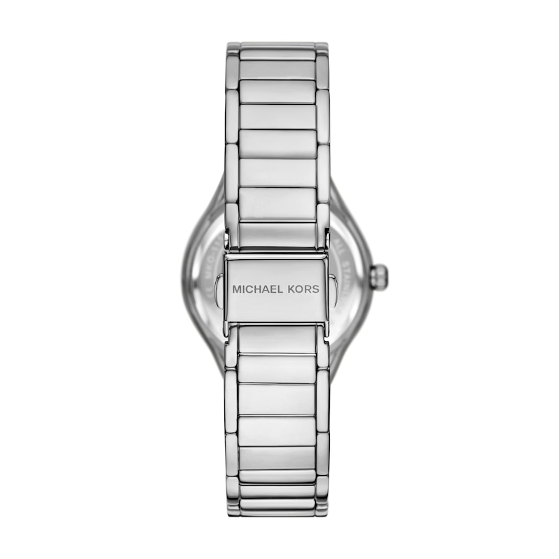 Main Image 2 of Michael Kors Sylvia Women's Crystal Bezel Silver Dial Stainless Steel Bracelet Watch