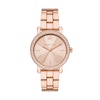 Thumbnail Image 1 of Michael Kors Women's Corey Rose Dial & Rose Gold Tone Stainless Steel Bracelet Watch
