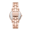 Thumbnail Image 2 of Michael Kors Women's Corey Rose Dial & Rose Gold Tone Stainless Steel Bracelet Watch