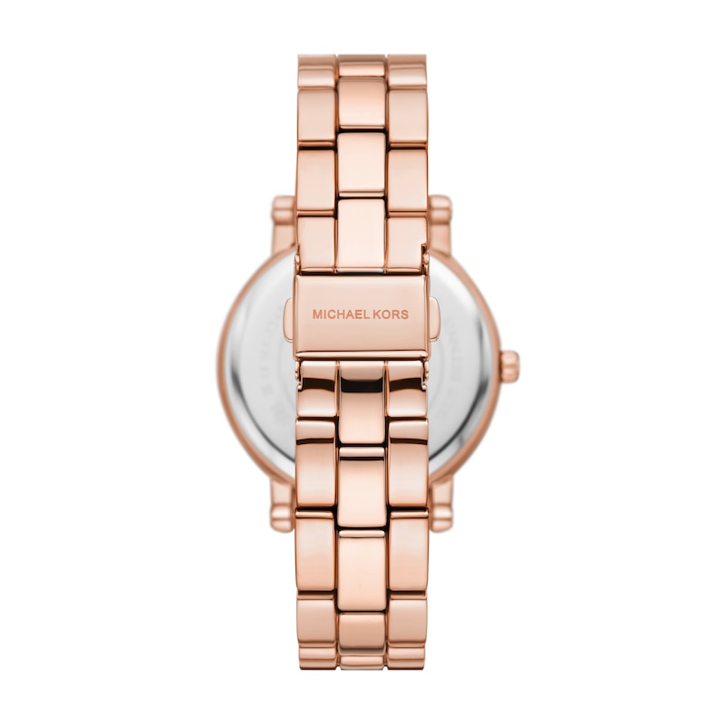 Main Image 2 of Michael Kors Women's Corey Rose Dial & Rose Gold Tone Stainless Steel Bracelet Watch