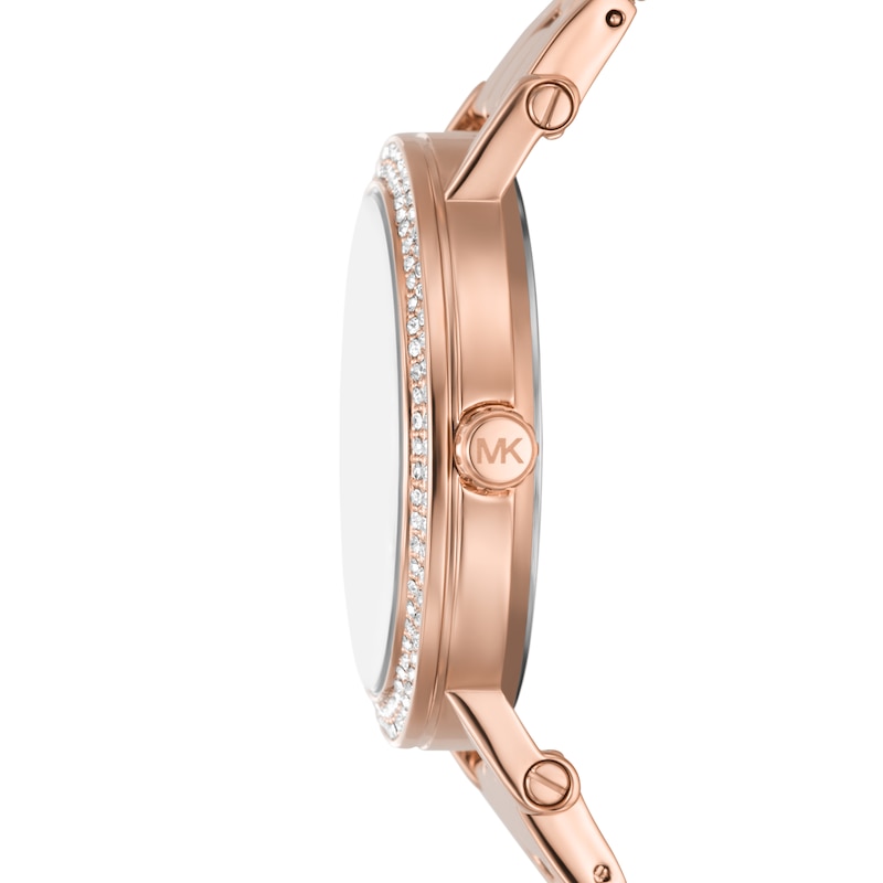 Main Image 3 of Michael Kors Women's Corey Rose Dial & Rose Gold Tone Stainless Steel Bracelet Watch