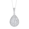 Thumbnail Image 1 of Platinum 0.75ct Total Diamond Pear Pendant