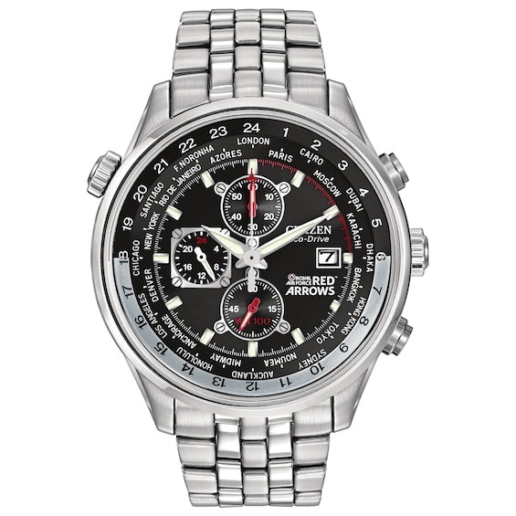 Men's Citizen Eco-Drive Red Arrows Steel Bracelet Watch