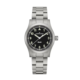 Hamilton Khaki Field Quartz 38mm Black Dial & Stainless Steel Watch