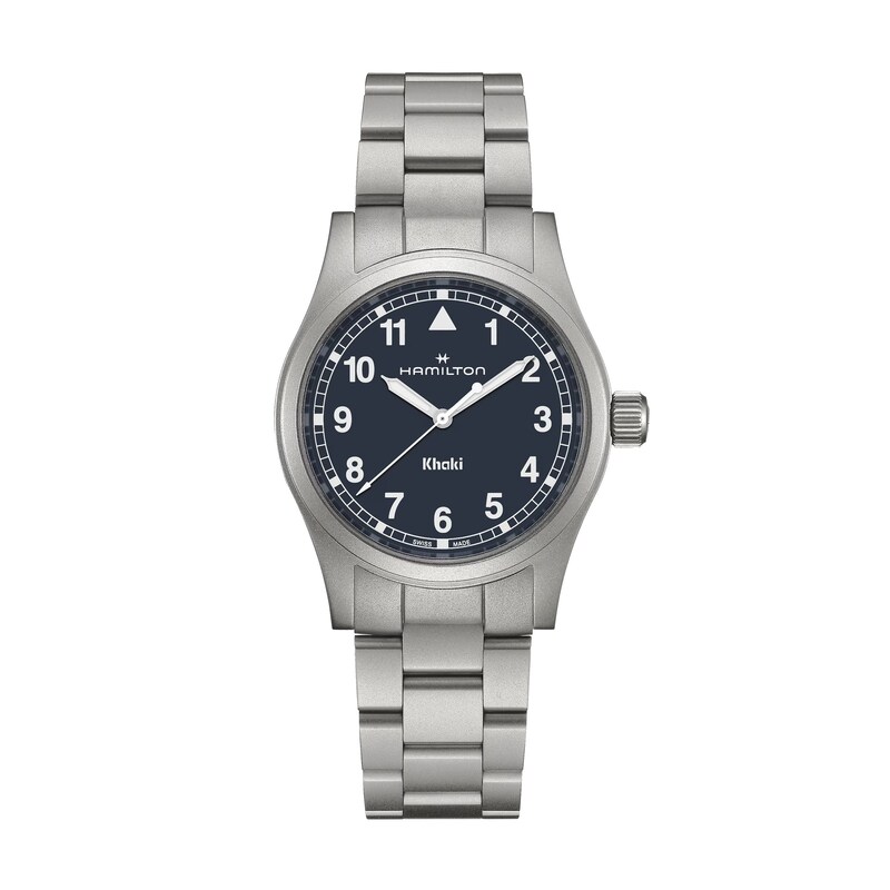 Main Image 1 of Hamilton Khaki Field Quartz 38mm Navy Blue Dial & Stainless Steel Watch