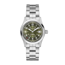Hamilton Khaki Field Automatic 38mm Green Dial & Stainless Steel Watch