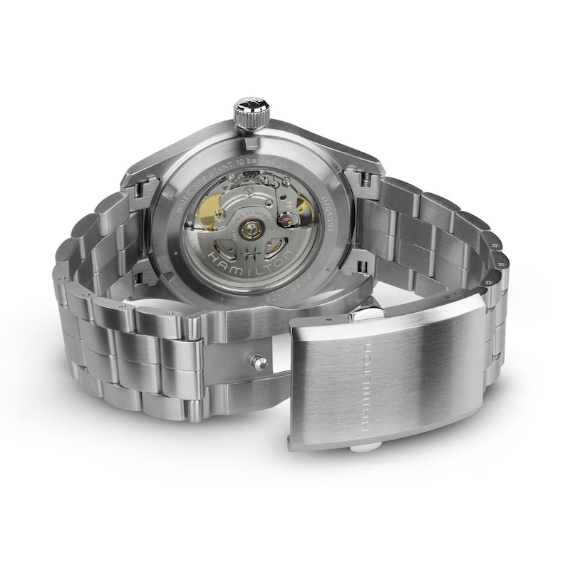 Main Image 2 of Hamilton Khaki Field Automatic 38mm Green Dial & Stainless Steel Watch