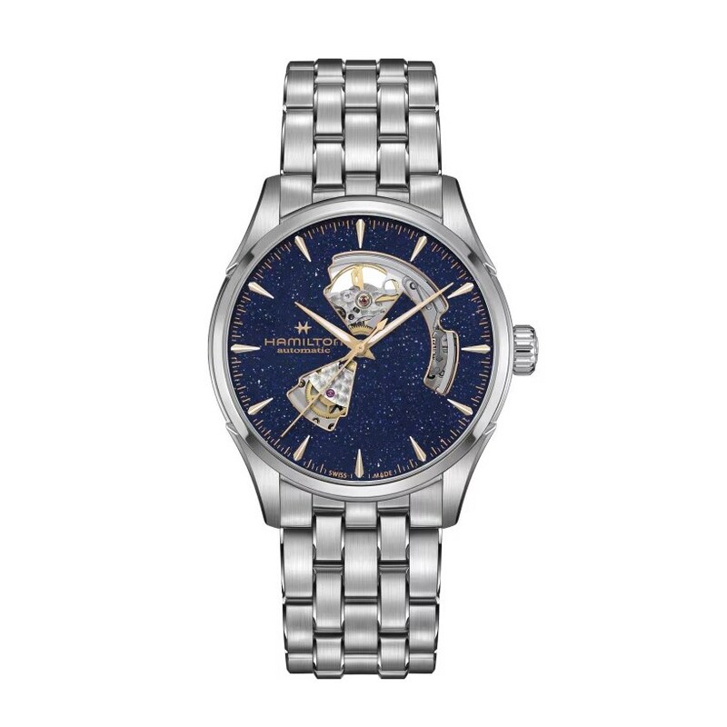Main Image 1 of Hamilton Jazzmaster Open Heart Automatic 42mm Blue Dial & Stainless Steel Watch