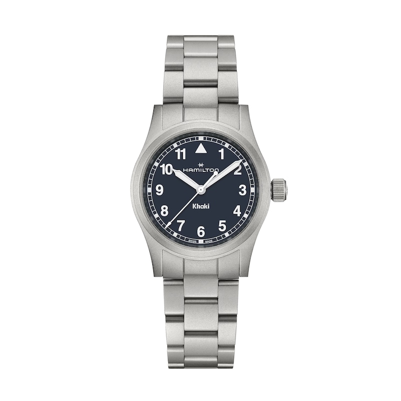 Main Image 1 of Hamilton Khaki Field Quartz 33mm Blue Dial & Stainless Steel Watch