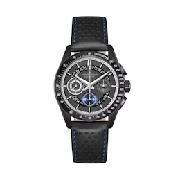 Hamilton Jazzmaster Performer Automatic Chrono 42mm Black Leather Strap Watch