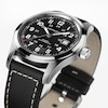Thumbnail Image 5 of Hamilton Khaki Field Automatic 42mm Black Leather Strap Watch