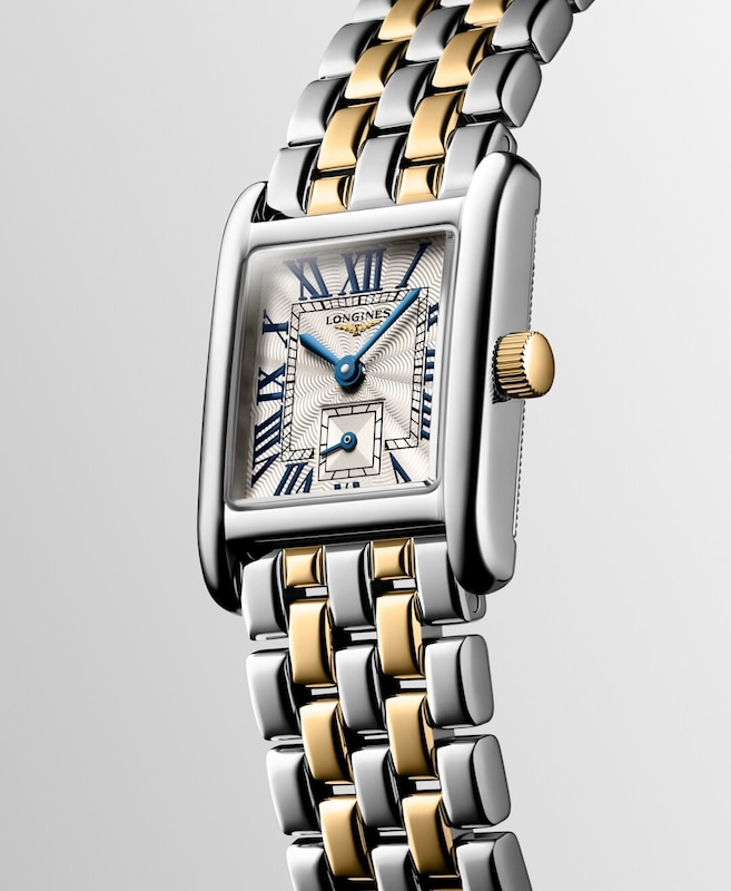 Main Image 4 of Longines Mini DolceVita Ladies' 18ct Yellow Gold & Stainless Steel Watch