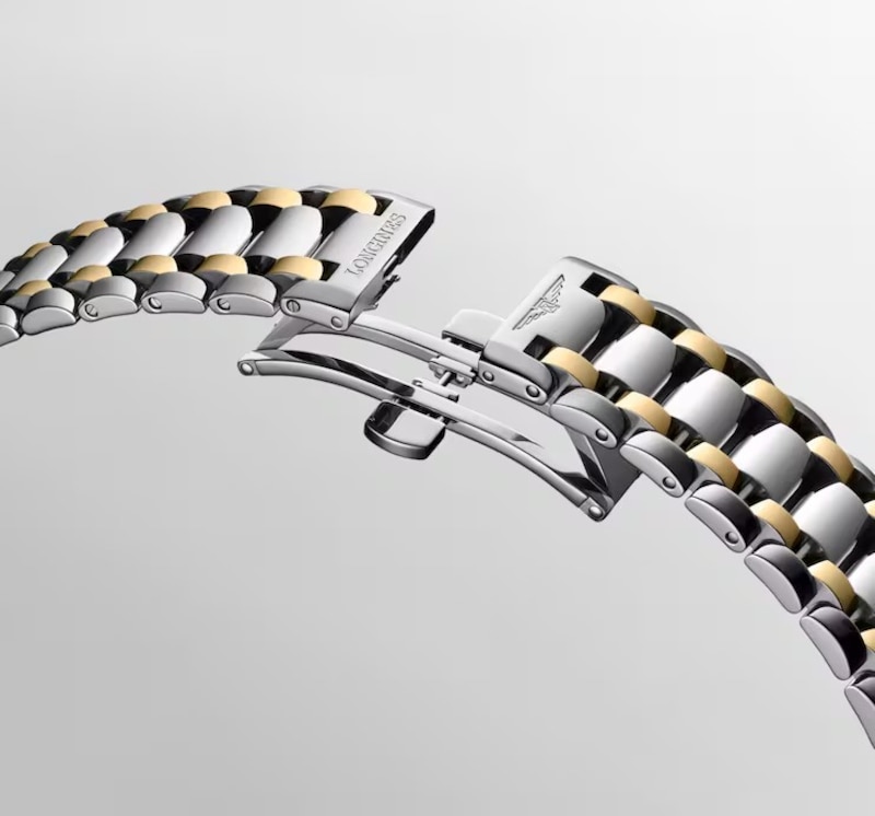 Main Image 6 of Longines Primaluna Moonphase 34mm Diamond Two Tone Bracelet Watch