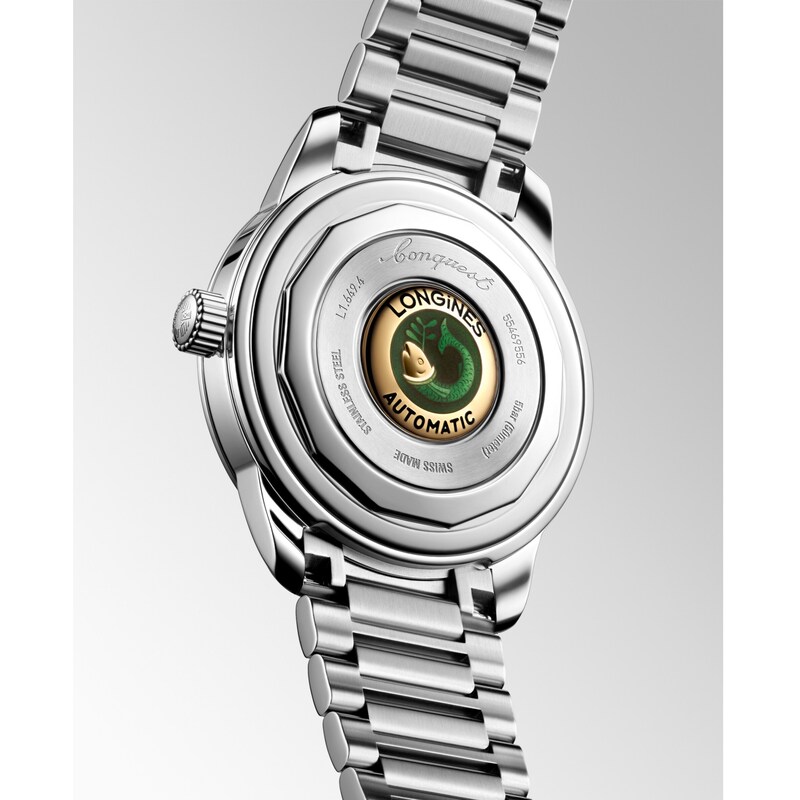 Main Image 2 of Longines Conquest Heritage 38mm Black Dial & Stainless Steel Bracelet Watch