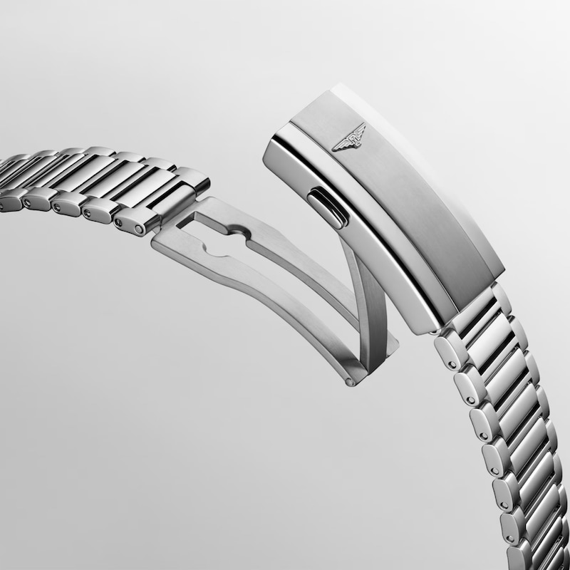 Main Image 4 of Longines Conquest Heritage 38mm Black Dial & Stainless Steel Bracelet Watch