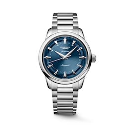 Longines Conquest Heritage 38mm Blue Dial & Stainless Steel Bracelet Watch
