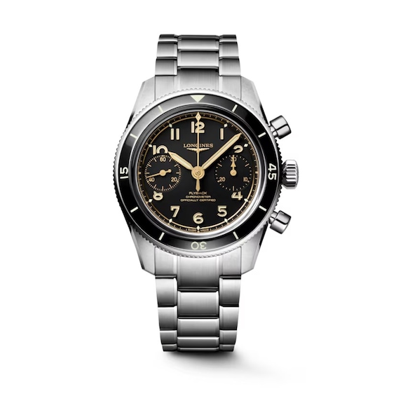 Men's Longines Spirit Flyback Chronograph 39.5Mm Stainless Steel Watch