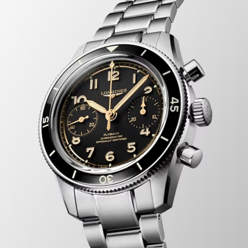 Main Image 4 of Longines Spirit Flyback Chronograph 39.5mm Stainless Steel Watch