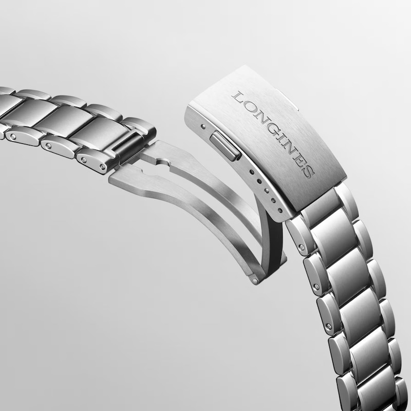 Main Image 6 of Longines Spirit Zulu Time Stainless Steel Watch