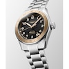 Thumbnail Image 6 of Longines Spirit Zulu Time 18ct Rose Gold & Stainless Steel Watch