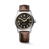 Thumbnail Image 1 of Longines Spirit Pilot Men's 39mm Black Dial Brown Leather Strap Watch