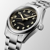 Thumbnail Image 2 of Longines Spirit Pilot Men's 39mm Black Dial Stainless Steel Bracelet Watch