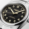 Thumbnail Image 4 of Longines Spirit Pilot Men's 39mm Black Dial Stainless Steel Bracelet Watch