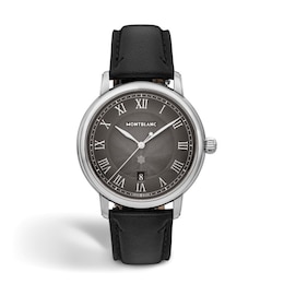 Montblanc Star Legacy Automatic Date 42mm Leather Strap Watch