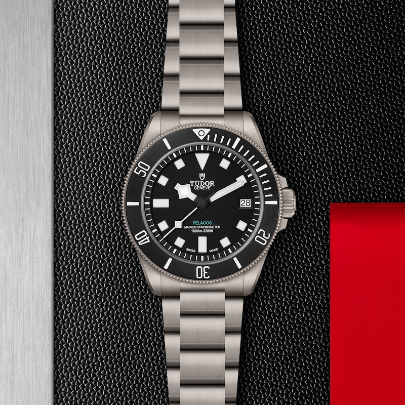 Main Image 3 of TUDOR Pelagos Ultra Black Dial Titanium Bracelet & Complimentary Strap Watch