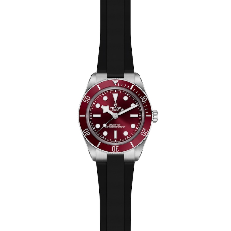Main Image 2 of TUDOR Black Bay 58 Burgundy Dial Black Silicone Strap Watch