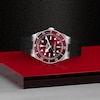 Thumbnail Image 3 of TUDOR Black Bay 58 Burgundy Dial Black Silicone Strap Watch