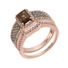 Thumbnail Image 2 of Le Vian 14ct Rose Gold Diamond Bridal Band