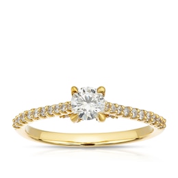 18ct Yellow Gold 0.50ct Diamond Solitaire Ring