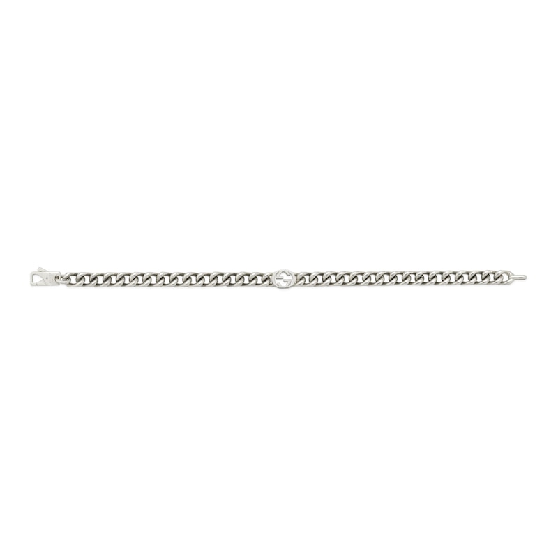 Main Image 2 of Gucci Interlocking Sterling Silver Chain Bracelet