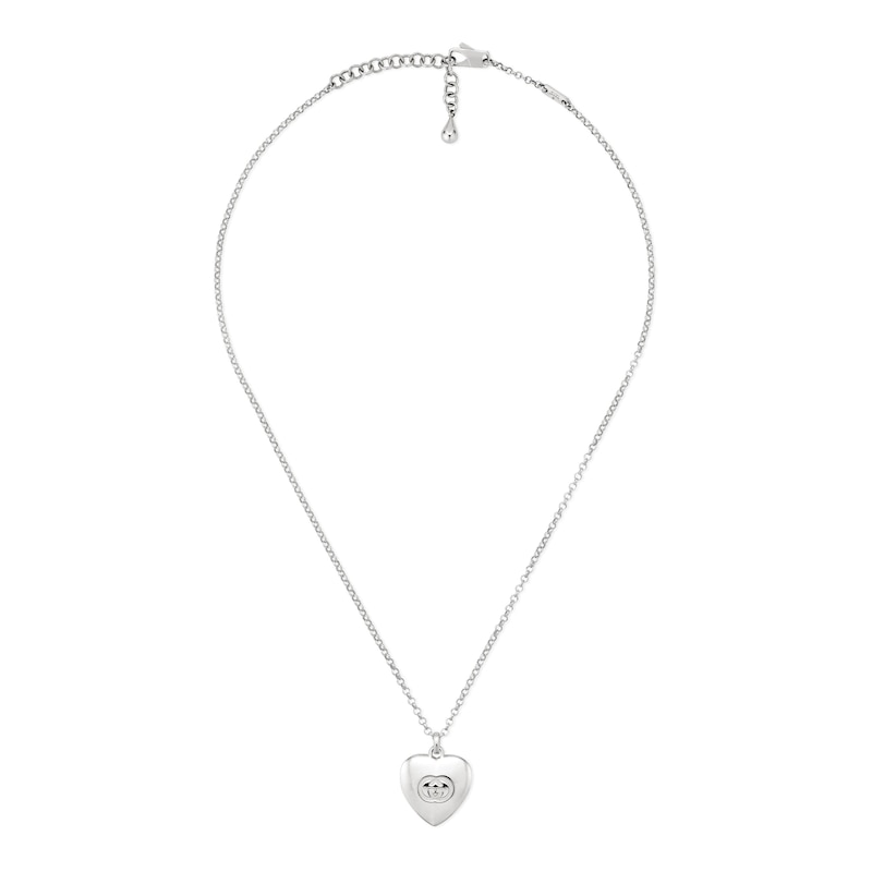 Main Image 2 of Gucci Blind For Love Sterling Silver Heart Shaped Pendant Necklace
