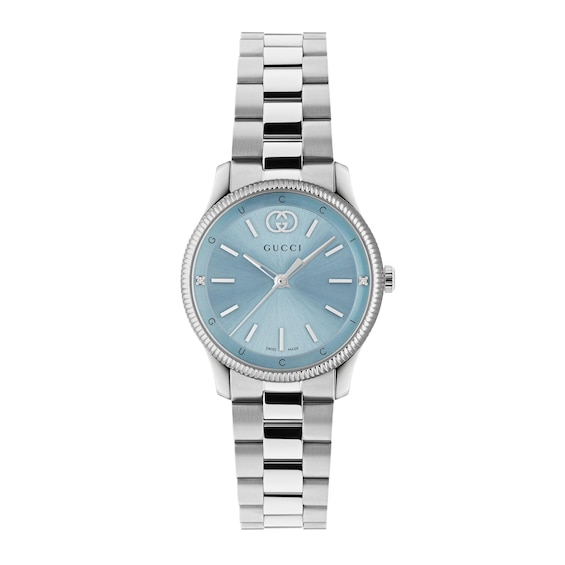 Gucci G-Timeless 29mm Blue Dial & Stainless Steel Watch