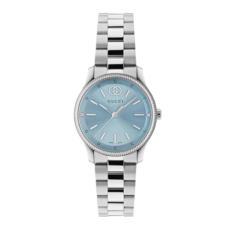Main Image 1 of Gucci G-Timeless 29mm Blue Dial & Stainless Steel Watch
