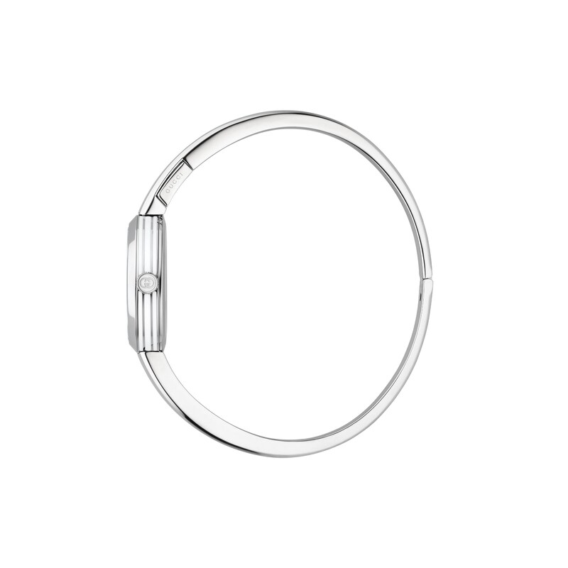 Main Image 4 of Gucci Model 2000 24mm Pink Dial & Stainless Steel Bangle Watch