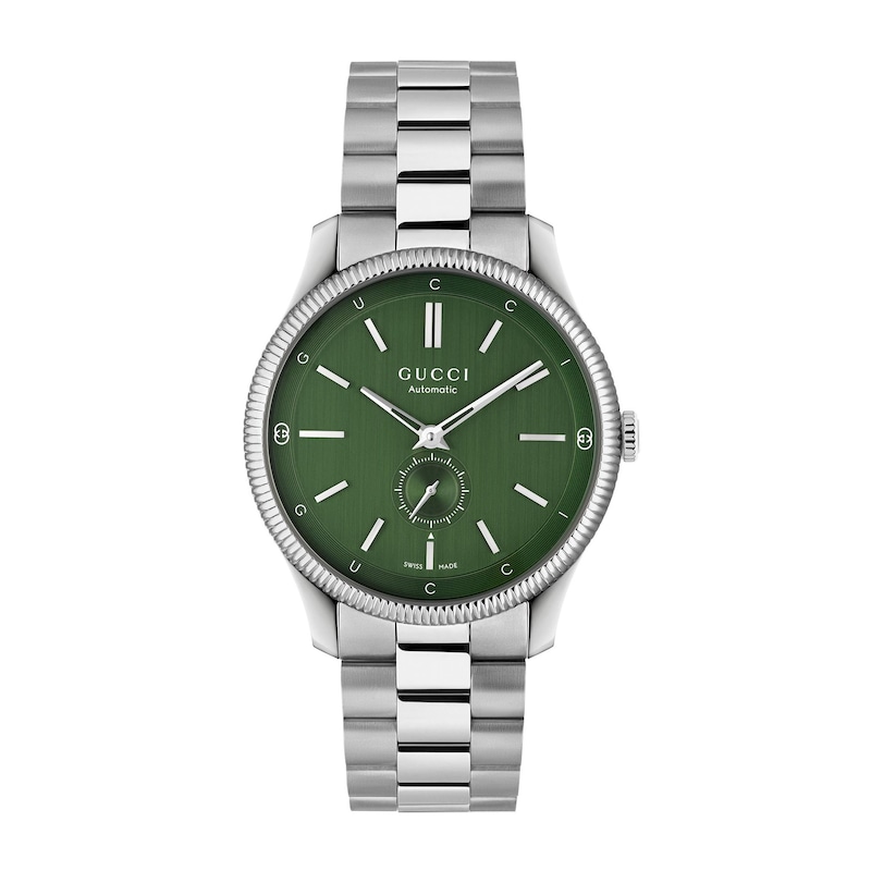 Main Image 1 of Gucci G-Timeless 40mm Green Dial & Stainless Steel Watch