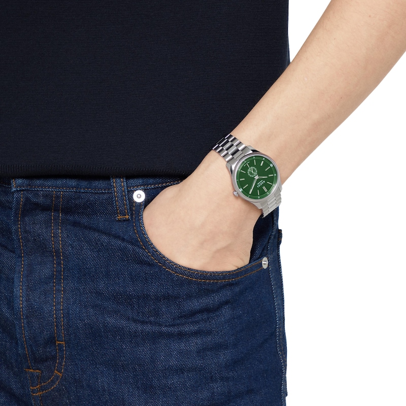 Main Image 4 of Gucci G-Timeless 40mm Green Dial & Stainless Steel Watch