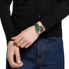 Thumbnail Image 4 of Gucci Interlocking 41mm Green Rubber Strap Watch