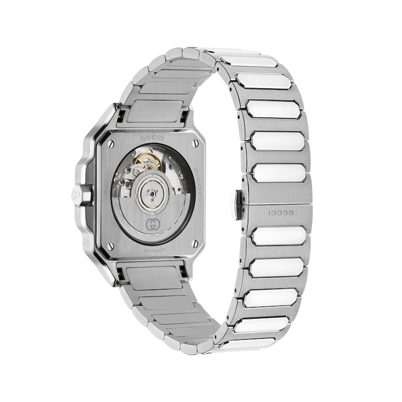 Main Image 2 of Gucci G-Flat 36mm Green Dial & Stainless Steel Watch