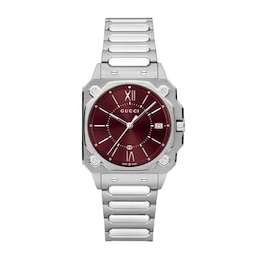 Gucci G-Flat 30mm Stainless Steel Watch