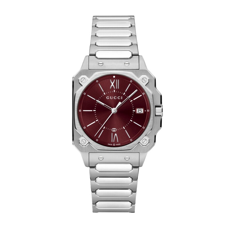 Main Image 1 of Gucci G-Flat 30mm Stainless Steel Watch