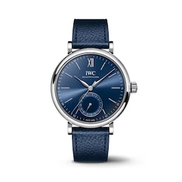 IWC Portofino Automatic Pointer Date Laureus Blue Leather Limited Edition Watch