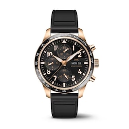 IWC Pilot’s Watch Performance Chronograph 41mm 18ct Yellow Gold & Black Rubber Watch