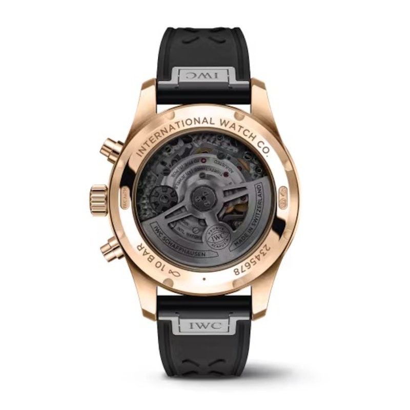 Main Image 2 of IWC Pilot’s Watch Performance Chronograph 41mm 18ct Yellow Gold & Black Rubber Watch